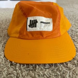 Undefeated, Camp Hat, Nylon/Polyester, Orange, Elastic Back